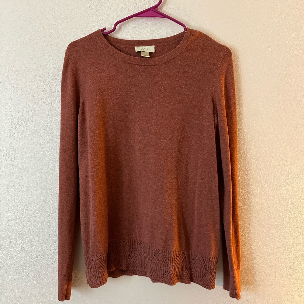Soft Loft Orange Sweater